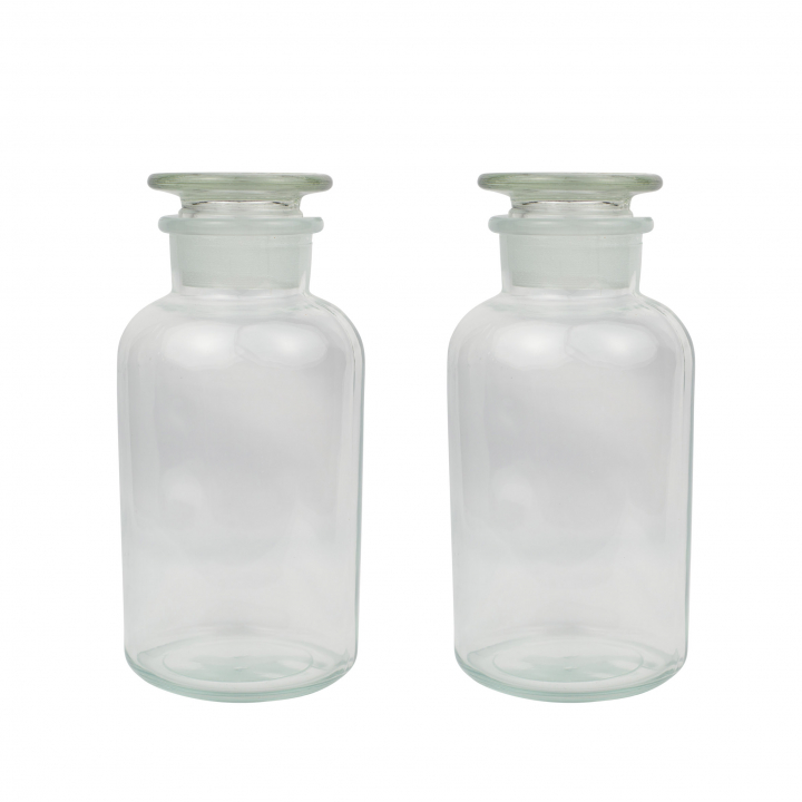 Glasburk 2-pack i klarglas 1000 ml i gruppen HANDLA / ÖVRIGT SORTIMENT hos Månses Design (1750BB)