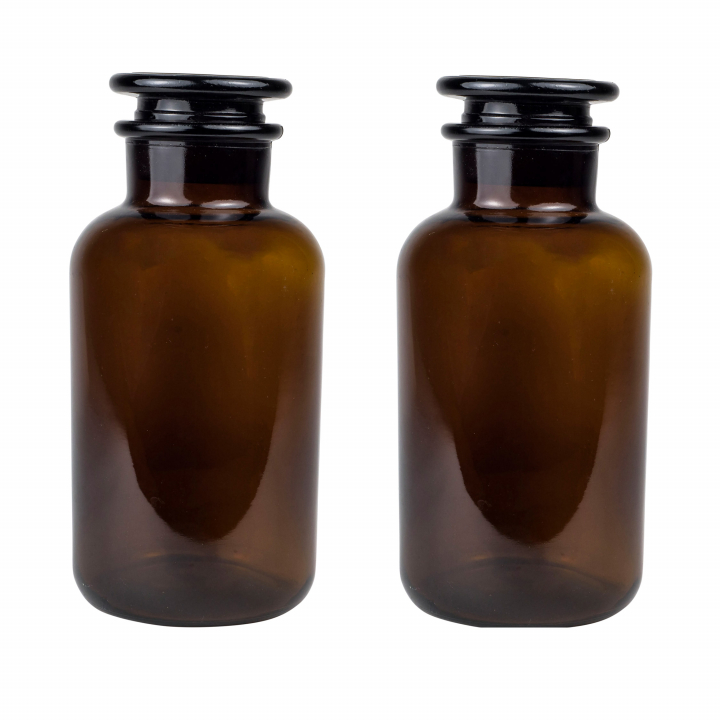 Glasburk Amber 1000ml 2-pack i gruppen HANDLA / ÖVRIGT SORTIMENT hos Månses Design (1750D)