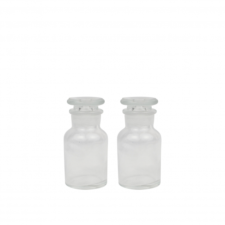 Glasburk 60ml, 2-pack i klarglas i gruppen HANDLA / ÖVRIGT SORTIMENT hos Månses Design (1750GT)