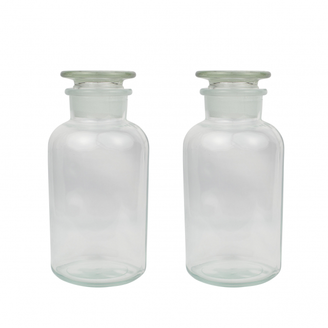 Glasburk 2-pack i klarglas 1000 ml