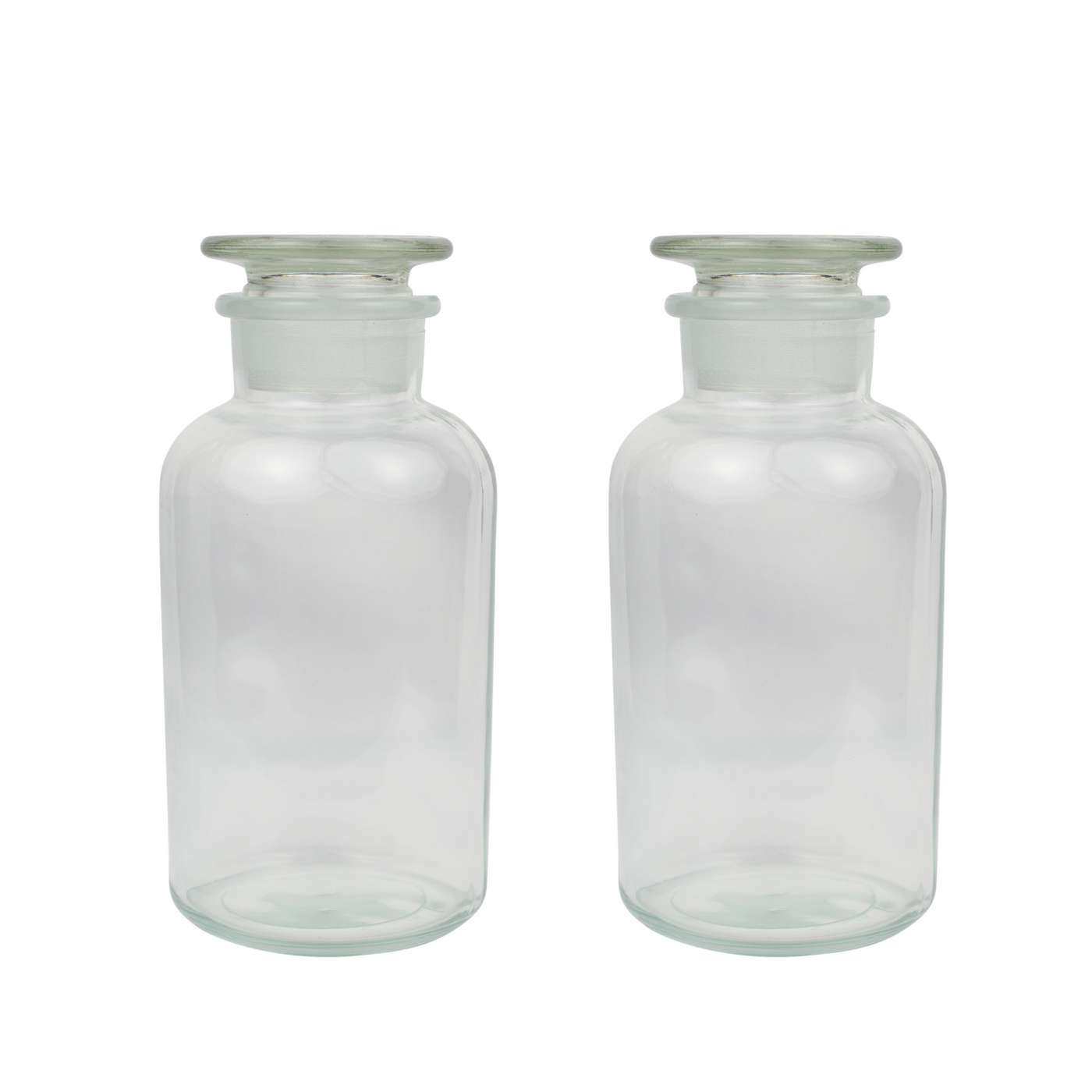 Glasburk 2-pack i klarglas 1000 ml