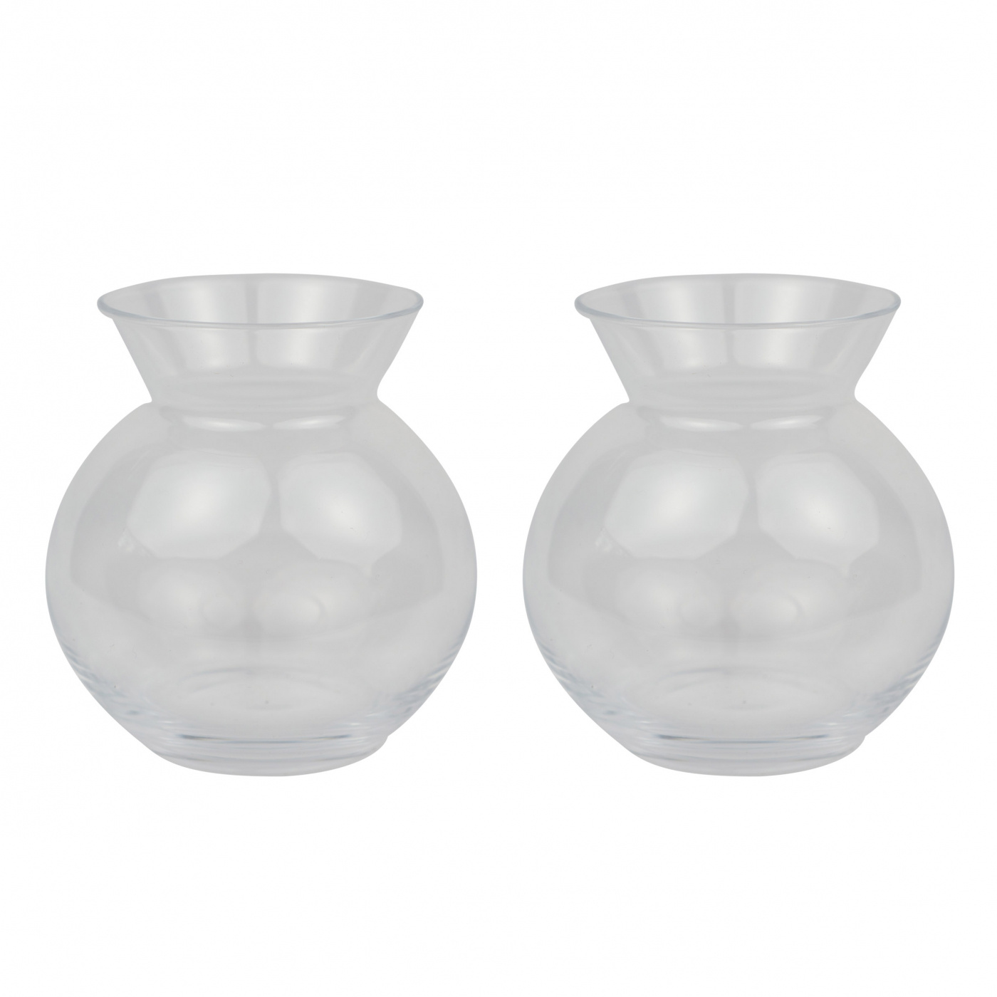 Glasvas 2-pack i klarglas