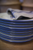 Assiett 22cm Ovanåker Blå kant Assiett 22cm Ovanåker Blå kant