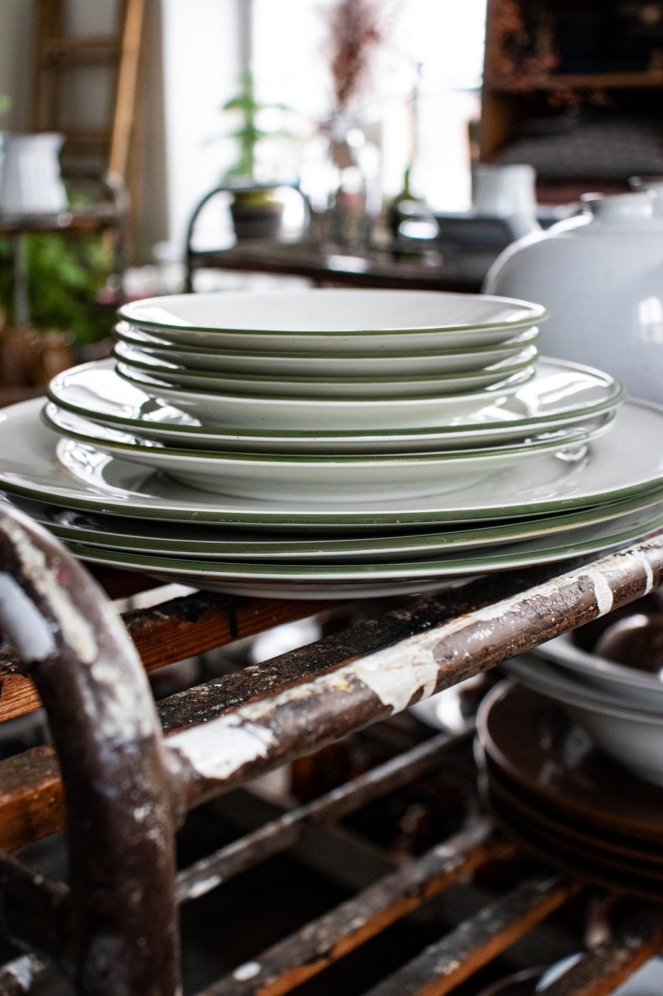 Tallrik 28 cm Ovanåker Grön