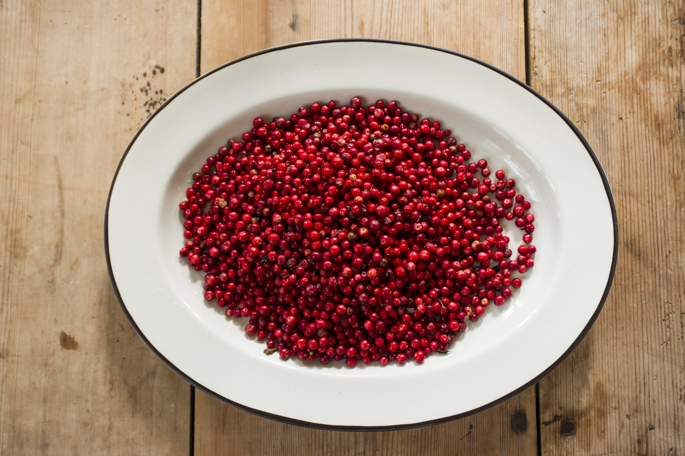 Serveringsfat Ovanåker brun kant