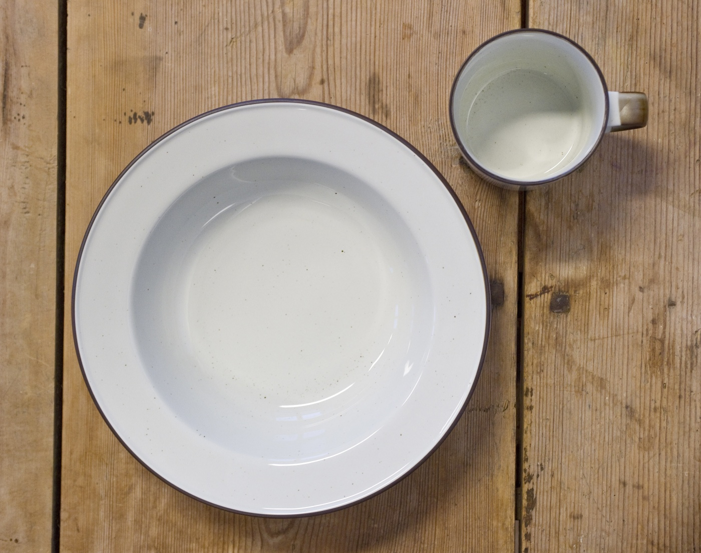 Djup tallrik Ovanåker Brun