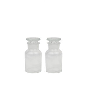 Glasburk 60ml 2-pack i klarglas