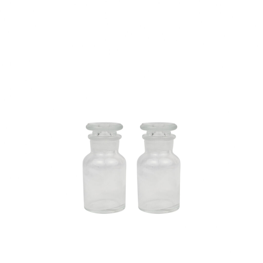 Glasburk 30ml 2-pack i klarglas